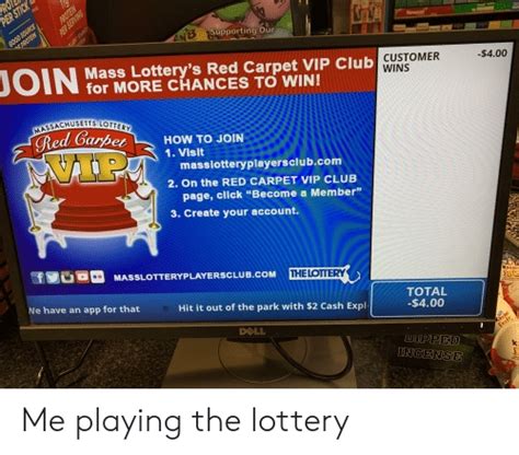 mass lottery vip|red carpet vip club.
